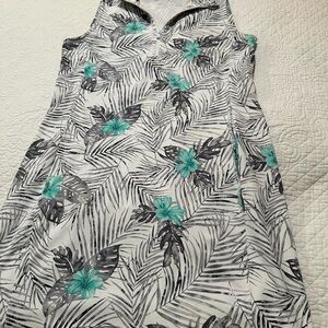 Floral Print Sleeveless Dress Size XS